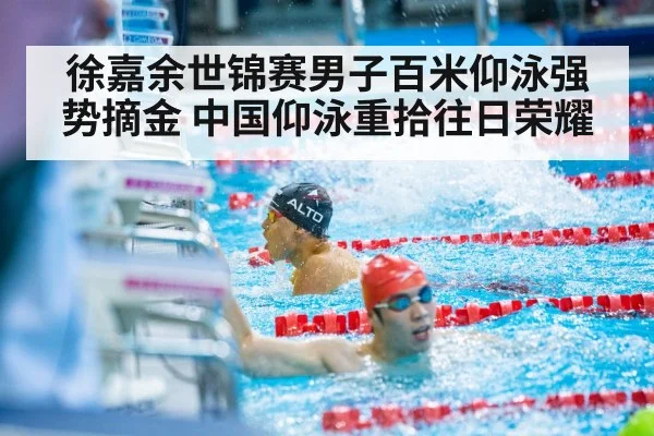 徐嘉余世锦赛男子百米仰泳强势摘金 中国仰泳重拾往日荣耀